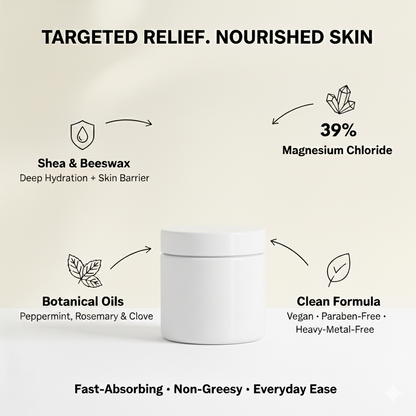 Magnesium creme - Relieves Muscle Tension & Cramps